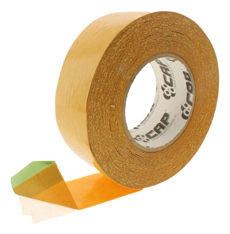 2" x 4 Mil 60yd Tissue Double Sided Coated Tape Opaque Very Sticky Permanent Trophy Mounting Window Sign Poster Board Installation Placard Hold Down 48mm 1.88 Inch 2 in