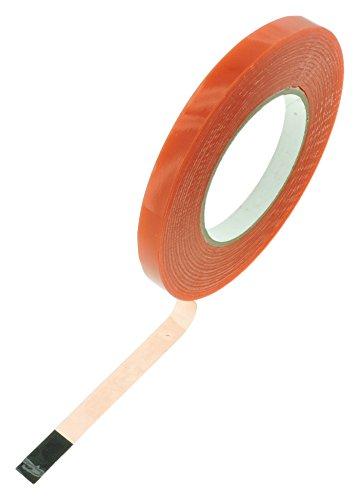 1/2" 8.0 Mil 36yd Double Sided Tape High Clarity Crystal Clear Transparent .5 in Extreme Hold Ultra Sticky Mounting Splicing Repair Window Sign Poster Board Installation 12mm .5 inch