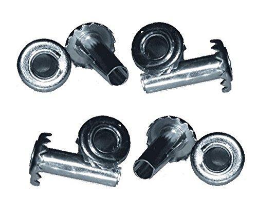 #5205-8 3/8" OD Steel Caster Socket - 8 Pack Metal 8