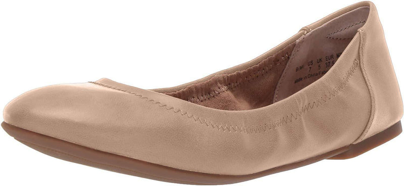 Amazon Essentials Women's Belice Ballet Flat 5 Beige