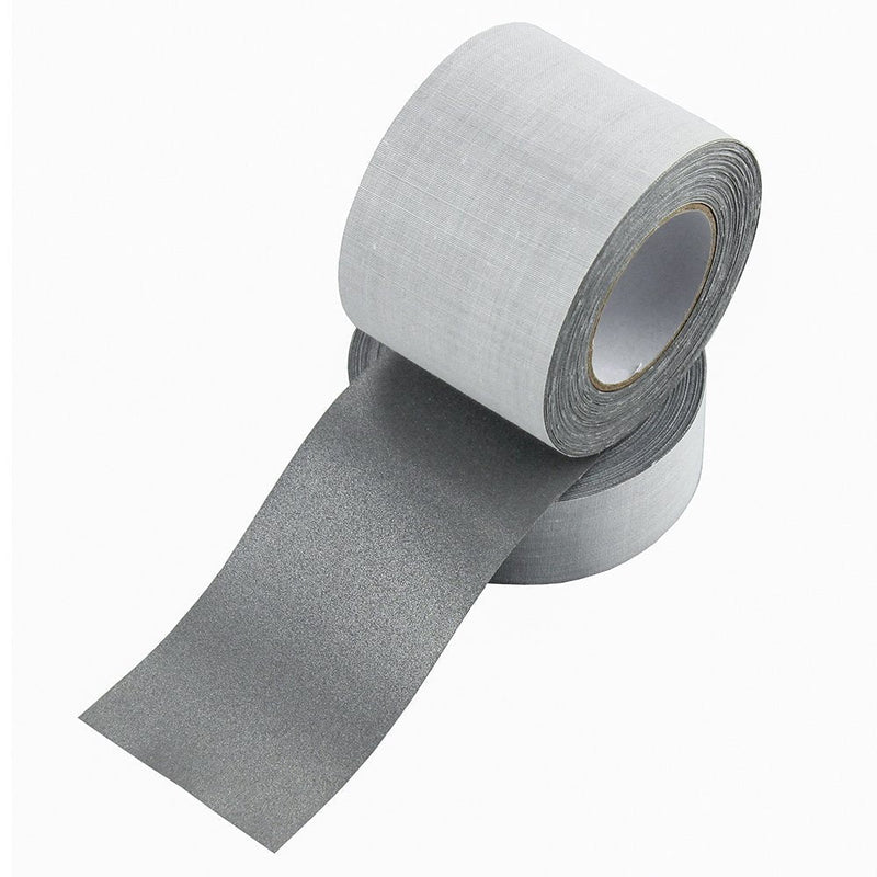 JINBING Safety Sew On Silver Reflective Fabric Tape DIY for Clothing 50mmx10m (2" x 33')