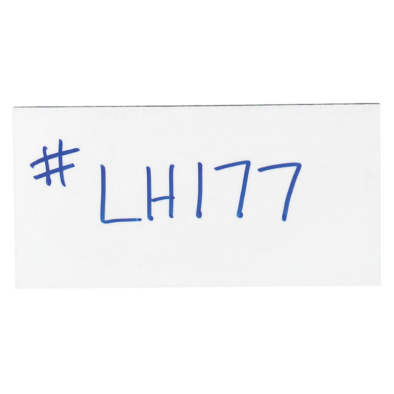 Top Pack Supply Warehouse Labels, Magnetic Strips, 2" x 4", White (Pack of 25)