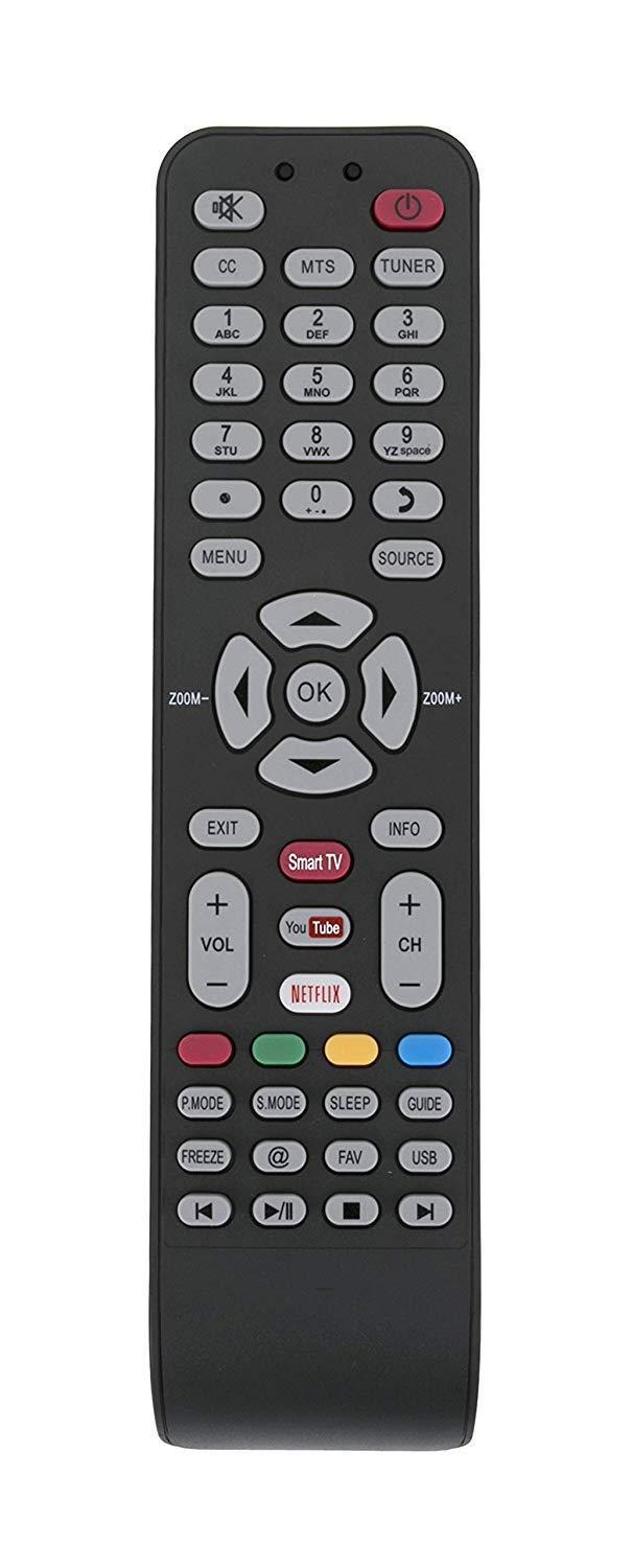 X490007 Replaced Remote Control fit for HITACHI LCD LED Smart TV LE32M4S9 LE48M4S9 LE43M4S9 with Netflix Keys