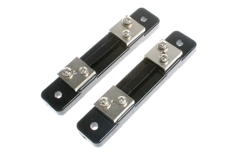 NOYITO 30A 75mV Metal Shunt Resistor External Shunt for Current Ammeter Analog Panel Meter (Pack of 2)