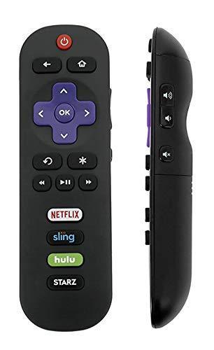 New Remote Control Compatible with All TCL ROKU TV - No Setup Required