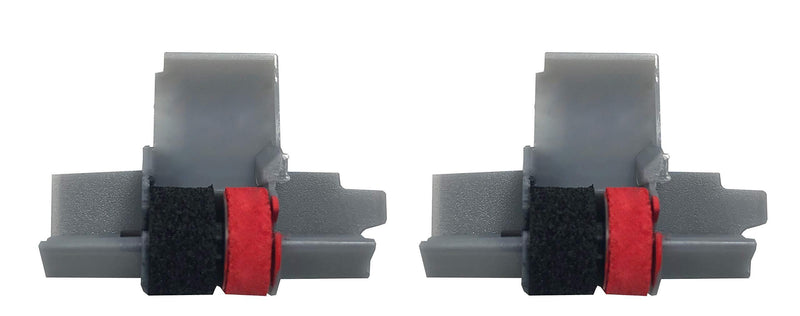 IR-40T Ink Roller, Black and Red Compatible with Canon P23-DH V Calculator, Casio HR-100TM, HR-150TM (2 Pack) 2 Pack