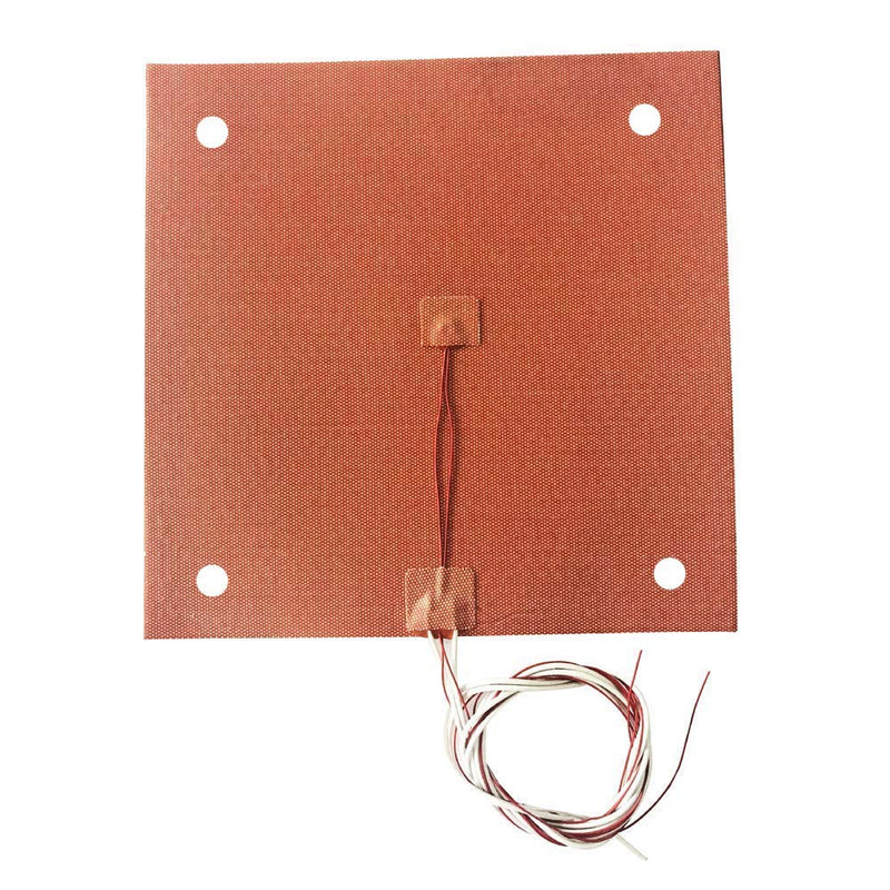 High Temperature Ender 3 V2 Flexible 235x235mm Silicone Heater 24V Heated Bed Build Plate for Creality Ender 3 Pro Ender 5 3D Printer (24V 300W) 24V 300W