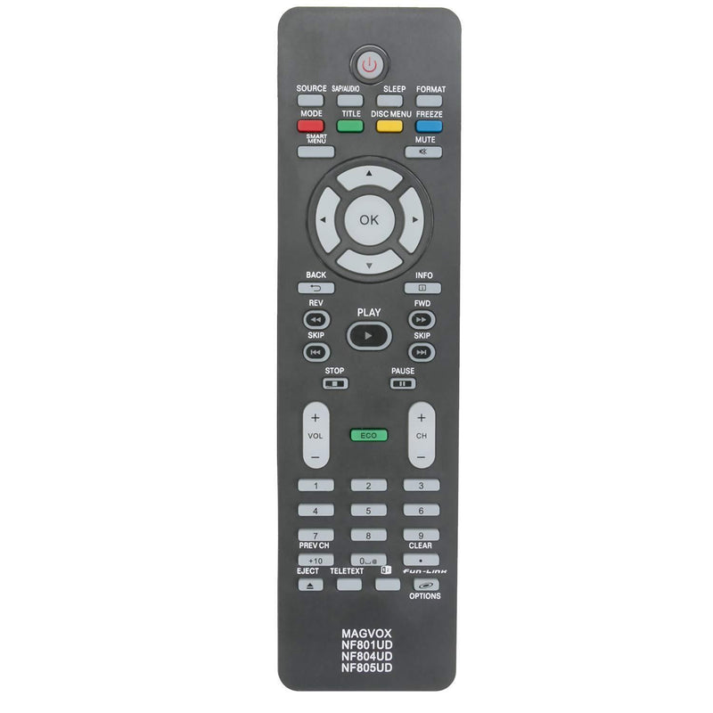 New NF801UD NF804UD NF805UD Replace Remote Control fit for Magnavox LCD LED TV 19ME301B 22ME360B 26MF321B 32MF301B 32MF330B 37MD350B 40MF430B 42MF439B 46MF401B 46MF440B