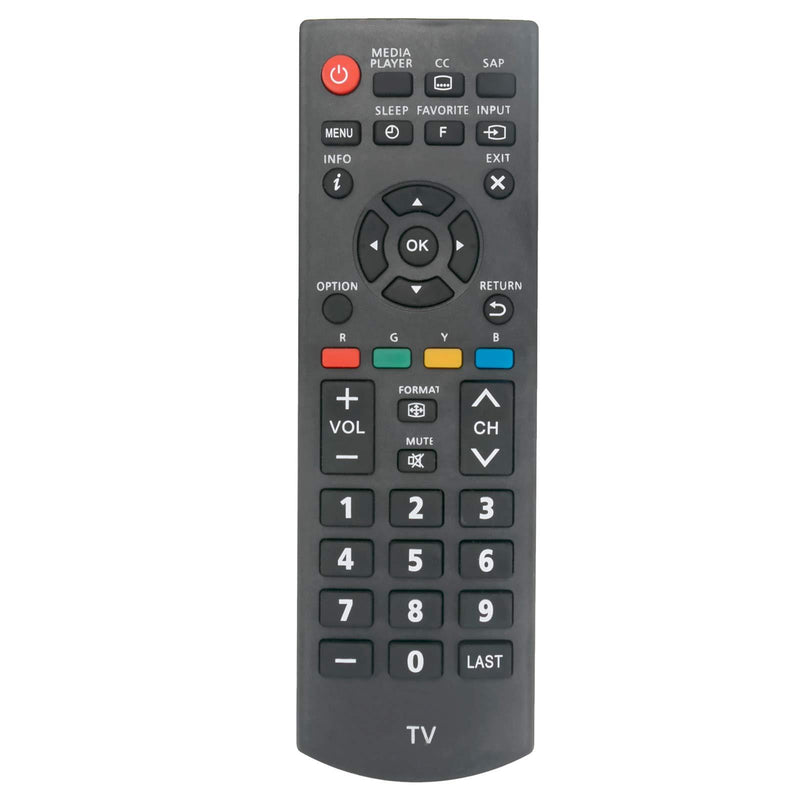 New N2QAYB000820 Replace Remote Control fit for Panasonic Viera LCD LED Plasma TV TC-32A400U TC-39A400U TC-40A420U TC-50A400U TH-50LRU60 TC-L32B6X Tc-l39b6x Tc-32b6p Tc-l39b6p TC-32LB64 TC-L39B6