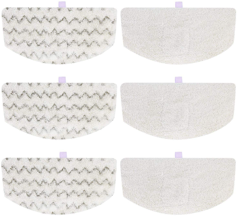 iSingo 6 Pack Bissell Steam Mop Pads Compatible with Bissell PowerFresh 1806 1940 1544 1440 2075A 2685A 1940W,19404 Series, Replacement Part Model #5938#203-2633