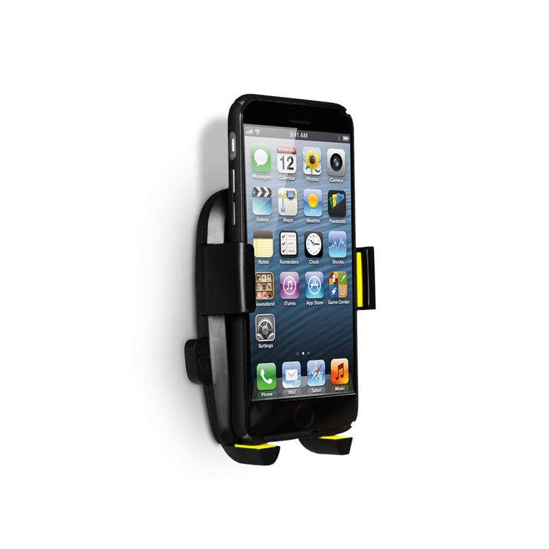 Phone Holder Wall Mount with 3M VHB Adhesive Strips Phone Charging Holder Compatible for iPhone, Samsung, Smartphone and Most Other Cellphones PJYU