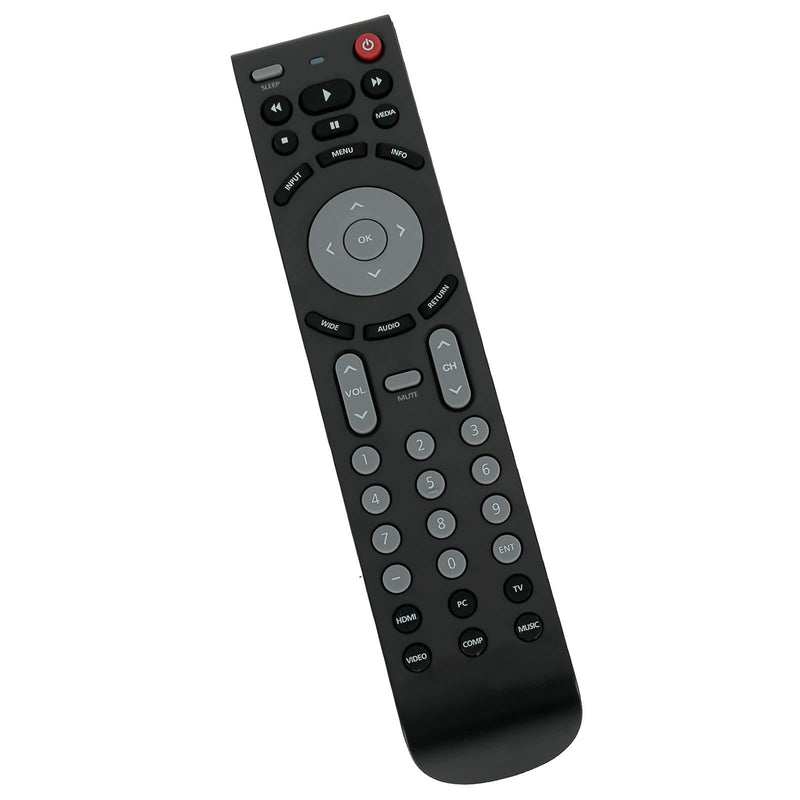 New RMT-JR01 RMTJR01 Remote Control Compatible with JVC LED LCD TV Black Crystal 3001 3002 Series HDTV BC50R EM28T EM32FL EM32T EM32TS EM37T EM39FT EM39T EM55FT JLC32BC3000 JLC32BC3002 JLC37BC3000