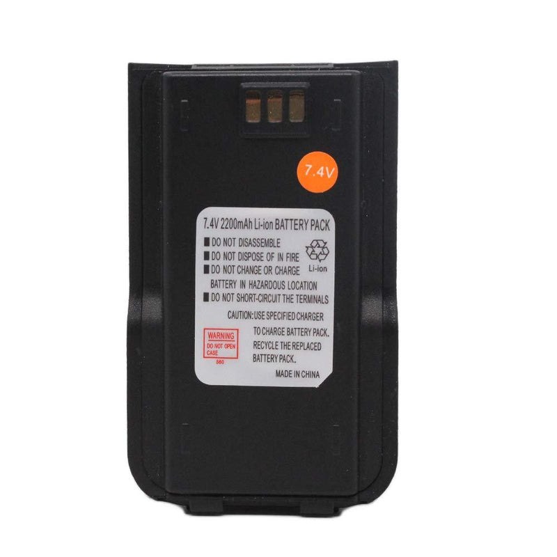 MD380 2200mAh Li-ion Battery Pack Compatible for TYT Tytera DMR MD-380 MD-380GPS MD-380V MD-380U MD-446 Retevis RT3 Digital Two Way Radio Walkie Talkie Ham Transceiver