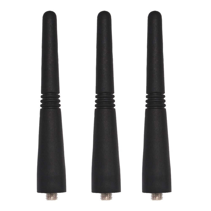 UHF Antenna Compatible for Motorola HT750 HT1250 HT1550 PR400 CP200 CP200D EX500 EX600 CP040 P1225 PMAE4003A PMAE4003 403-470MHz 3.5 Inch (3 Pack)