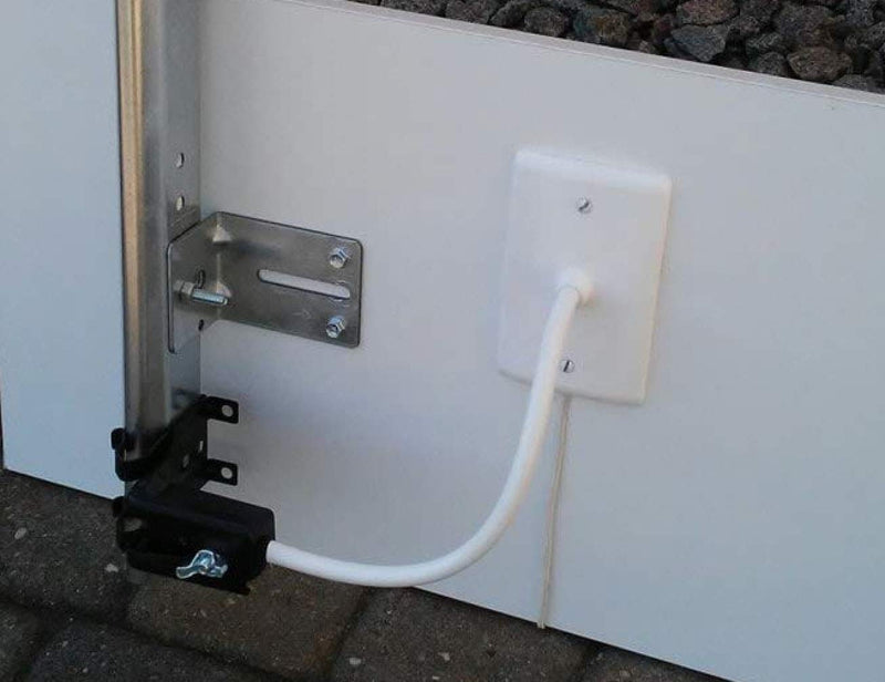 WIRE HIDE Premium Garage Door Sensor Wire Cover Protector Kit. Includes 3 covers, Tube, and all hardware needed. Fits Chamberlain / LiftMaster / Craftsman / Genie