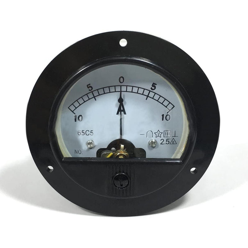 DC -10A ~ +10A Analog AMP Current Pointer Needle Panel Meter Ammeter
