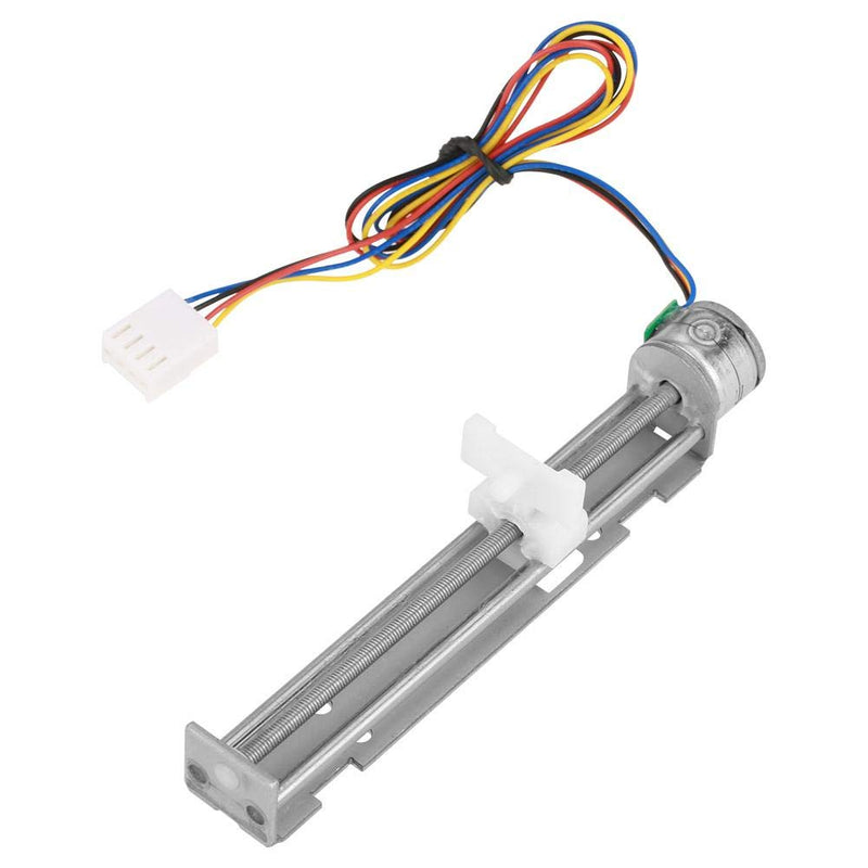 DC 12V Drive Stepper Motor Linear Screw Slider Stepper Motor for DIY Engraving Machine, 18 Degree Lead Screw Worm Drive Stepper Motor