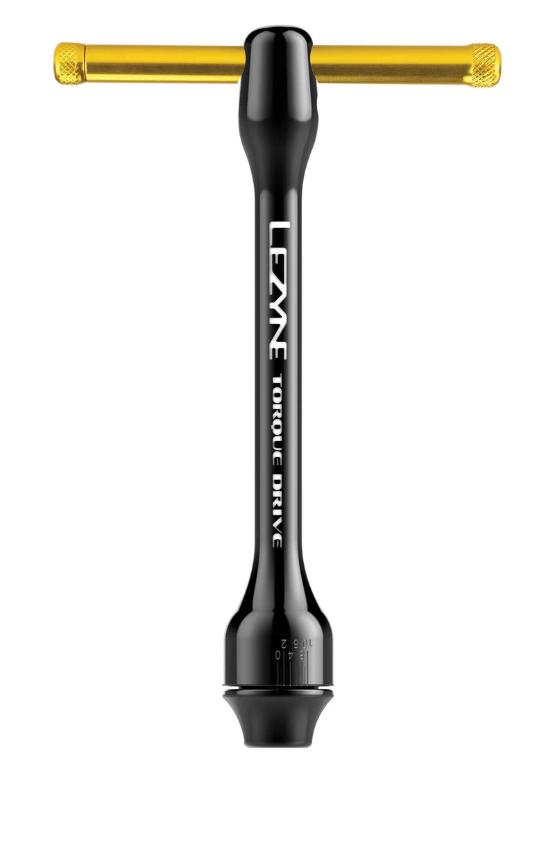 LEZYNE Torque Drive Bike Multi-Tool, CNC Machined Aluminum, Magnetic Hold, 11 Interchangeable Bits, Cross-Head & Flathead, Compact, Portable Bicycle Torque Wrench Kit Black