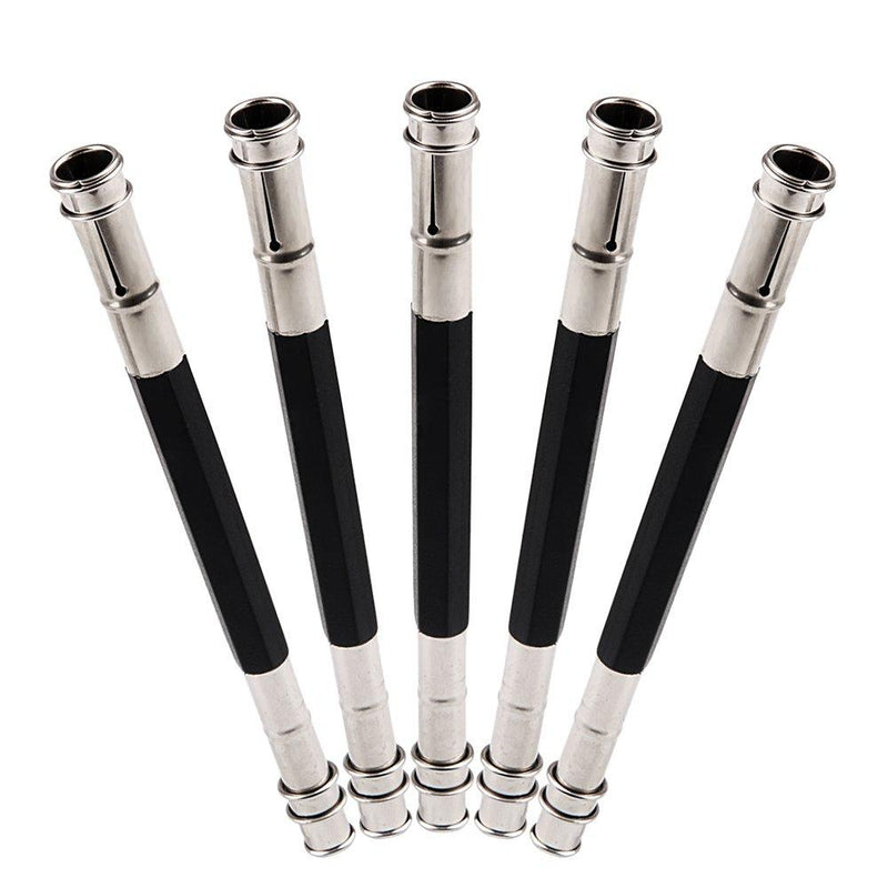 GTHER 5PCS Double Head Pencil Extender Holder Pencil Lengthener Tool Coupling Device for School Art Writing(Type B) Type B