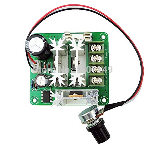 Greartisan 6V-90V 15A PLC DC Motor Speed Controller PWM Variable Speed Regulator Governor Switch CCMHCN with Speed Control Knob DC 6-90V 15A