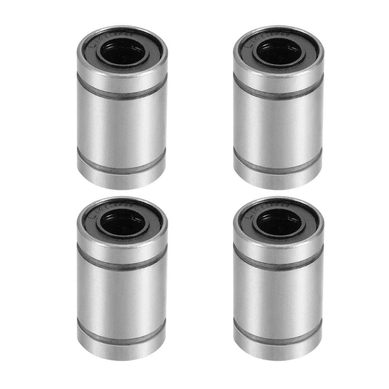 uxcell LM6UU Linear Ball Bearings 6mm Bore 12mm OD 19mm Length for CNC Machine 3D Printer 4pcs