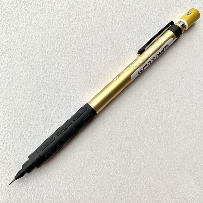 Pentel Graphgear 1000 Mechanical Pencil 0.5mm Limited Edition PG1005 (Gold & Black)