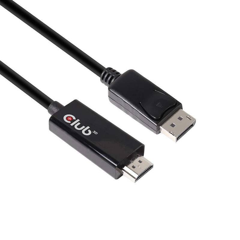 Club 3D CAC-1082 DisplayPort 1.4 to HDMI 2.0B HDR Cable, Male-Male 2 Meter/6.56 Feet