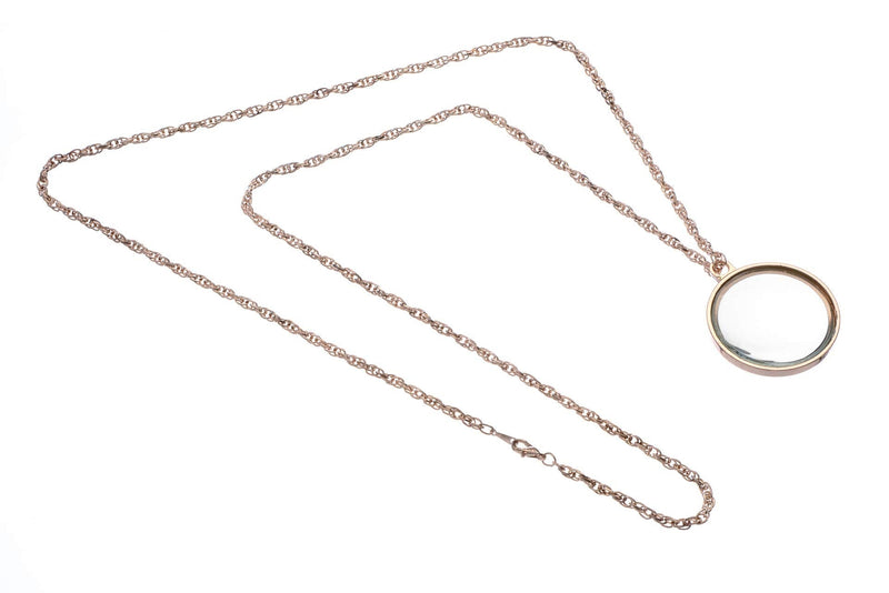 SE 36” Necklace Magnifier with 14 Diopter - MG2013RG Rose Gold
