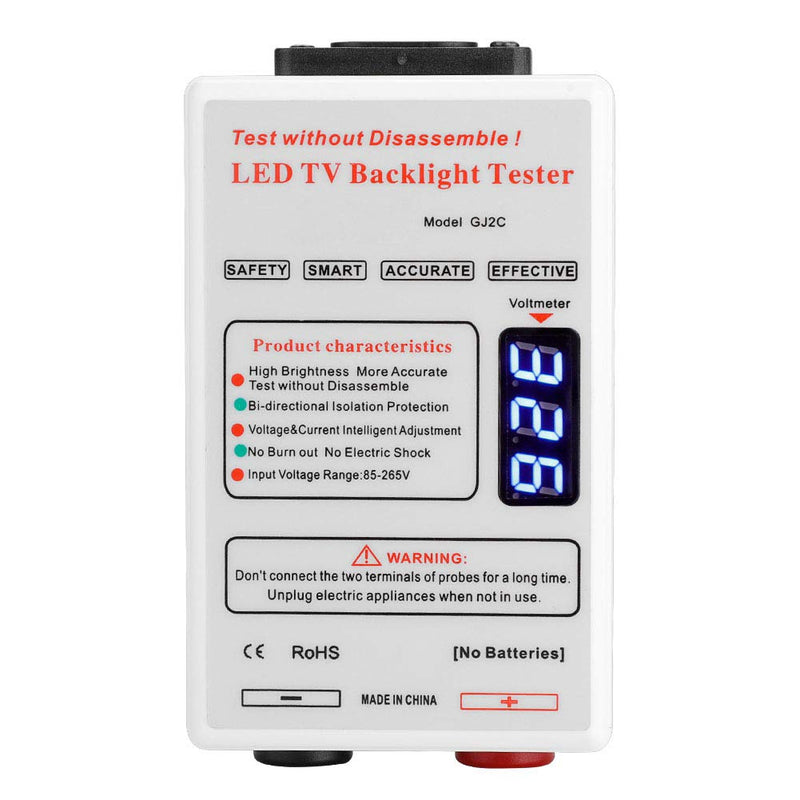 ASHATA LED TV Tester, 0-330V Output LED Lamp LED TV Backlight Tester Dual Insulation Design LED Light Tester with Multi-Level Protection for LED Application