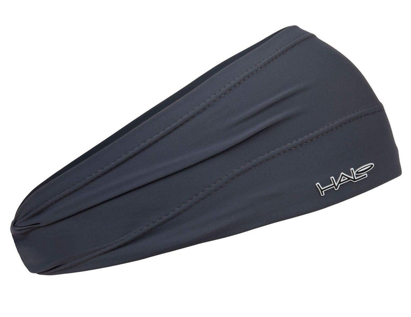 Halo Headband Bandit - 4" Wide Pullover Sweatband for Both Women and Men Charcoal
