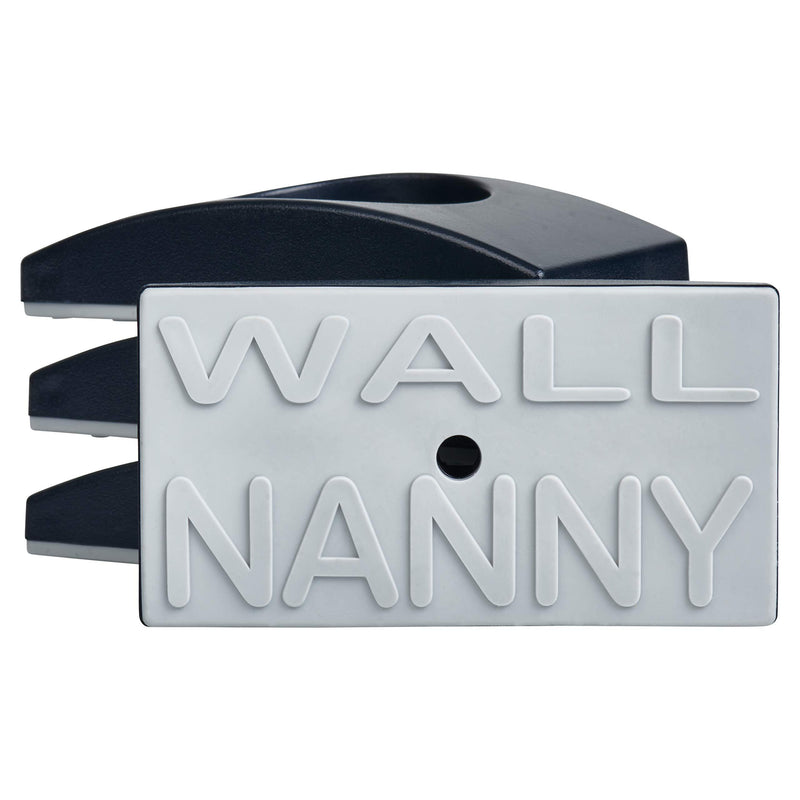 Wall Nanny - Baby Gate Wall Protector (Made in USA) Protect Walls & Doorways from Pet & Dog Gates - for Child Pressure Mounted Stair Safety Gate - No Safety Hazard on Bottom Spindles - Saver Black
