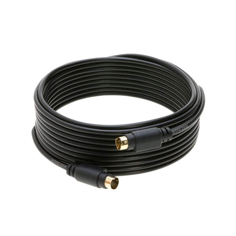 S-Video Cable 4 Pin Male 75 Ohm Patch Cord 6ft 12ft 25ft 50ft for DVD HDTV (12FT)