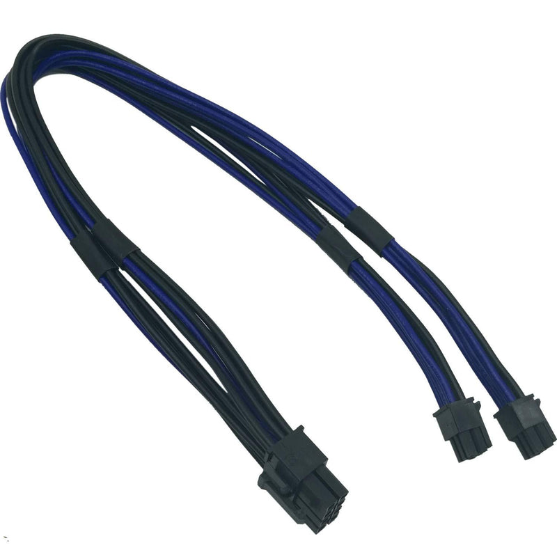 COMeap Dual Mini 6 Pin to 8 Pin PCI Express Video Card Power Adapter Cable for Mac Pro Tower / Power Mac G5 15-inch(38cm)