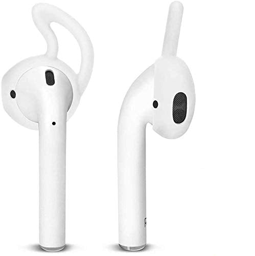 Onwon 3 Pairs Silicone Ear Hooks and Cover Tips for Airpods Earpods Earphones Headphones Earbuds