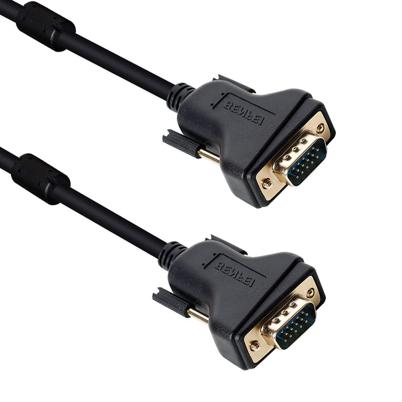 VGA to VGA Cable, Benfei VGA to VGA 6 Feet Cable with Ferrites 1 PACK