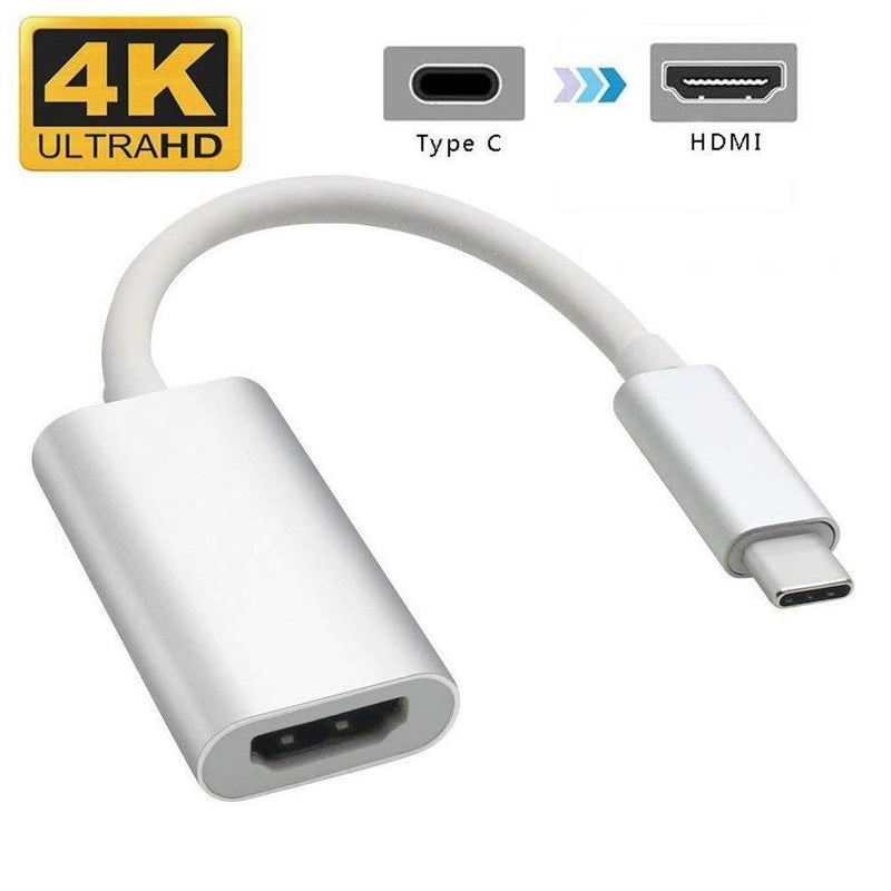 USB C to HDMI Adapter, Type C to HDMI Converter (Thunderbolt 3 Compatible) 4K@30Hz for MacBook Pro, Google Chromebook Pixel,Dell XPS Samsung Galaxy S8/9/10Note 8/9, iMac and More USB C to HDMI