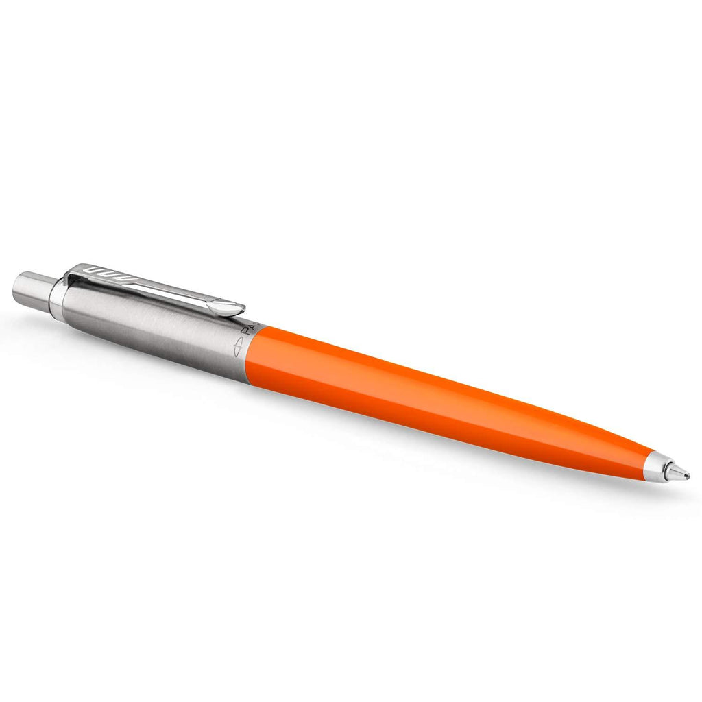 Parker Jotter Originals Ballpoint Pen Collection, 90s Retro Orange Finish, Medium Point, Black Ink, 1 Count Classic Orange