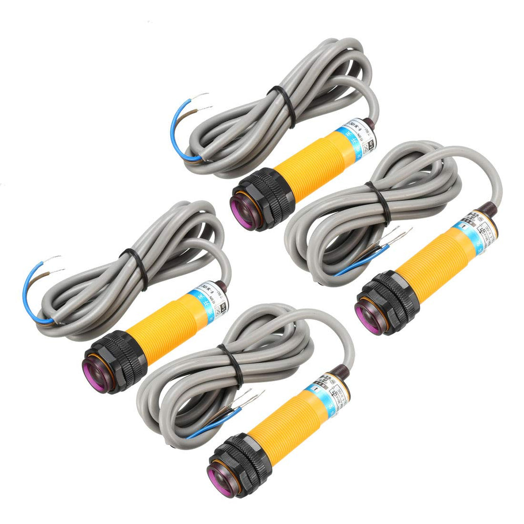 uxcell 2 Pairs 300mA Infrared Ray Through-Beam Reflection Optical Sensor Switch NO DC 6-36V