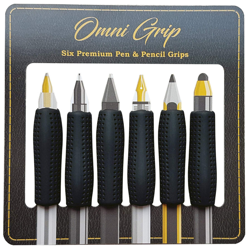 Omni Grip 6 Pack with Pen and Pencil Comfort Grips