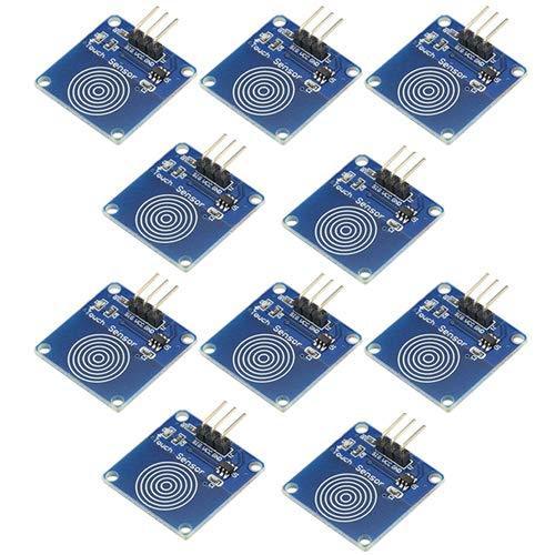 WMYCONGCONG 10 PCS TTP223B Digital Touch Capacitive Sensor Switch Module DIY for Arduino (10PCS)