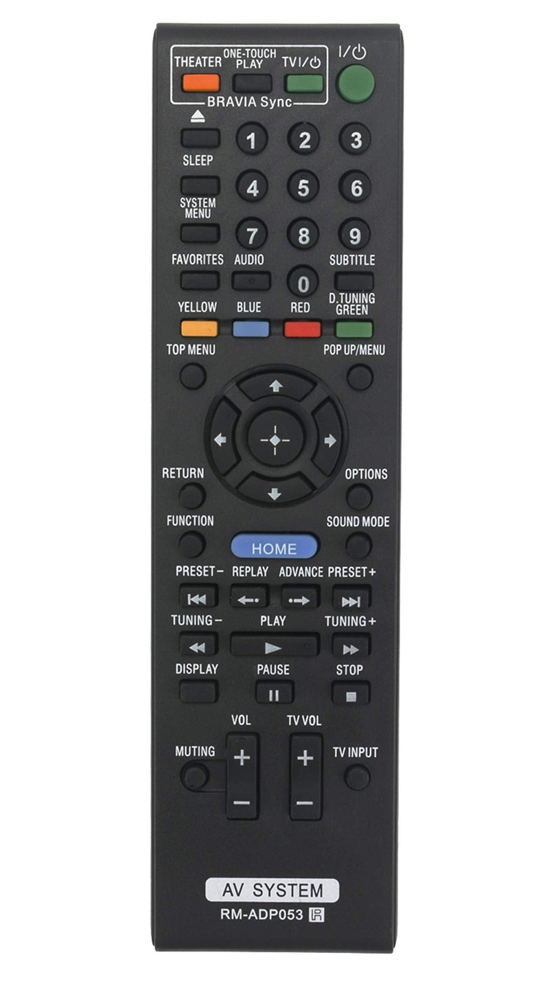 New RM-ADP053 Replace Remote fit for Sony BDV-E870 BDV-E570 BDV-E470 BDV-E370 BDV-T57 BDV-T37 BDVE870 BDVE570 BDVE470 BDVE370 BDVT57 BDVT37 DVD Home Theater Audio Blu Ray Disc Player