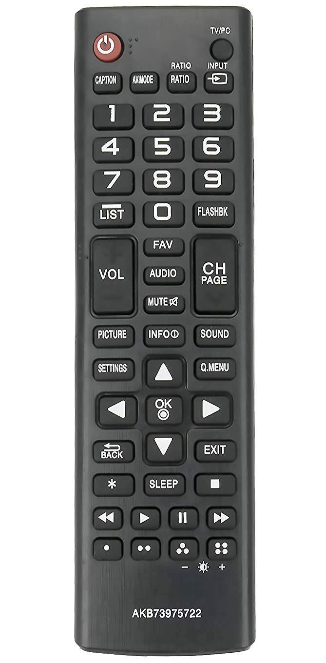 ALLIMITY AKB73975722 Replaced Remote Control Fit for LG LED HDTV 22LB4510 22LF4520 22LH4530 22LJ4540 24LB4510 24LB451B 24LF452B 24LH4530 24LJ4540 28LF4520 28lh4530 29LB4505 29LB4510