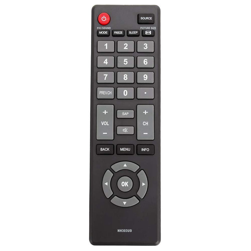 New NH303UD Remote Control fit for Emerson TV LE290EM4F LE391EM4 LF280EM5 LF280EM5F LF320EM4F LF320EM5F LF391EM4 LF391EM4A LF391EM4F LF401EM5 LF401EM5F LF501EM5 LF501EM5F LF551EM5 LF551EM5F
