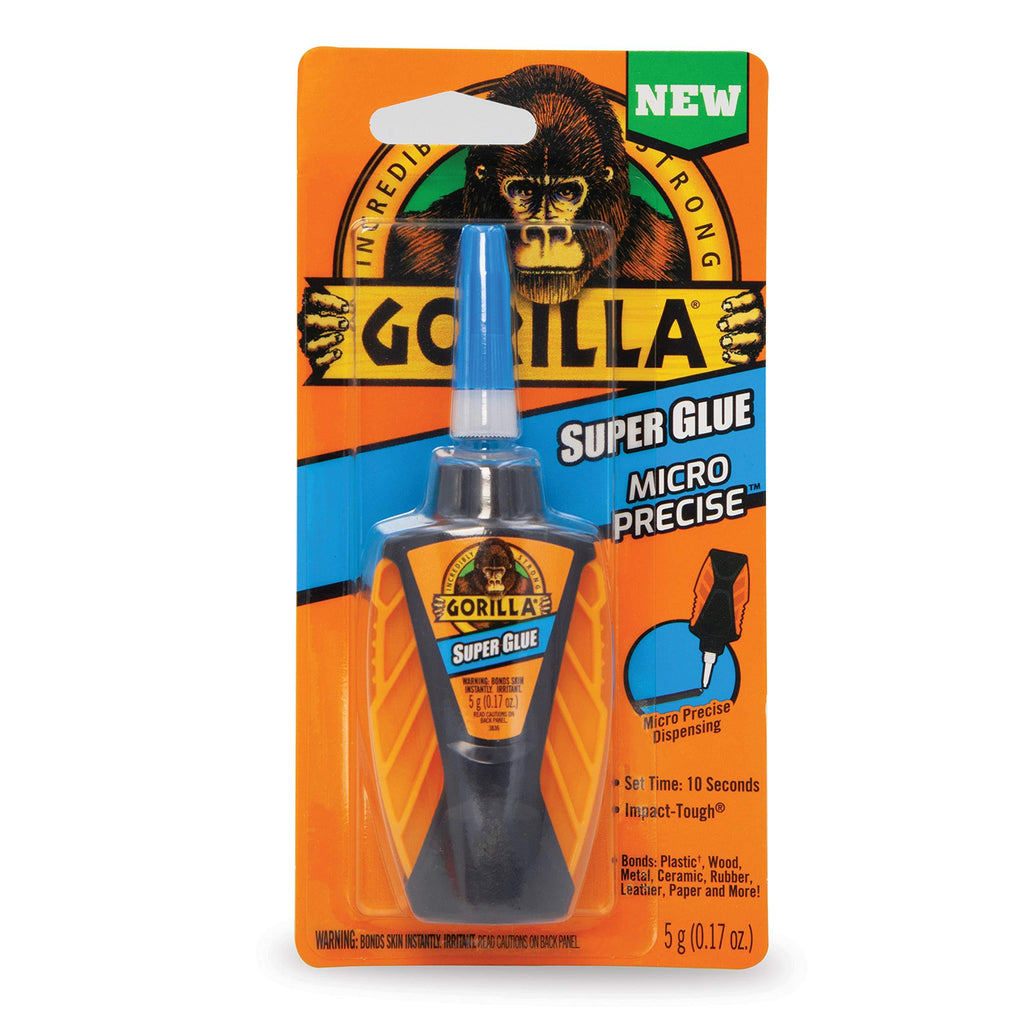 Gorilla Micro Precise Super Glue, 5 gram, Clear, (Pack of 1) 1 - Pack