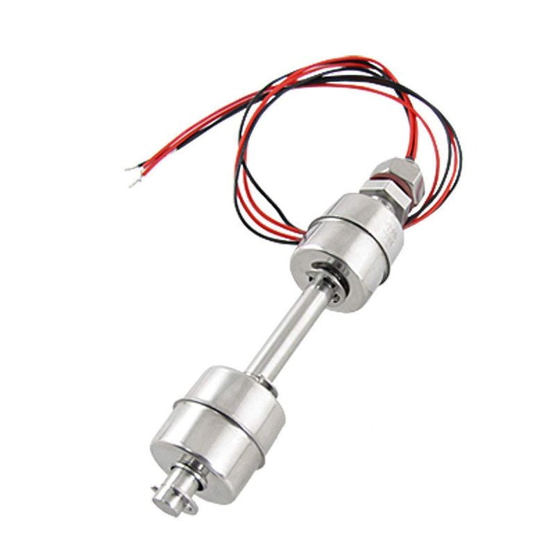 LUOYIMAO Wired Water Liquid Level Sensor Dual Ball Stainless Steel Float Switch Silver Tone (150mm-S) 150mm-S