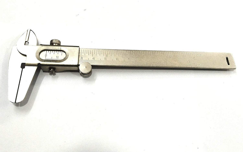 QUALITY NON DIGITAL VERNIER CALIPER- PROFESSIONAL METRIC -IMPERIAL MEASURING SYSTEM TOOLS FOR INSIDE, OUTSIDE, DEPTH & STEP MEASUREMENTS (NON STEEL PLATED BODY) (NON STEEL PLATED BODY)