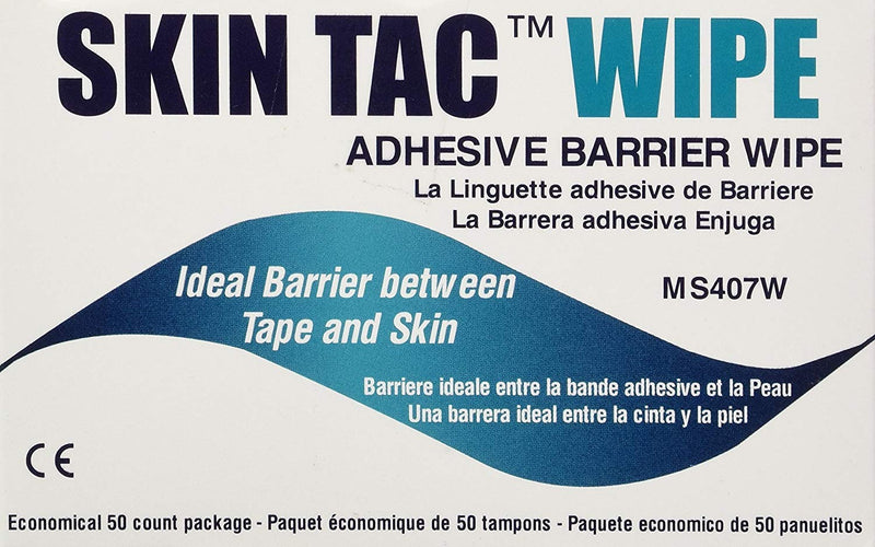 Skin-Tac Adhesive Barrier Wipes 50 Count (2 Pack) 50 Count (Pack of 2)