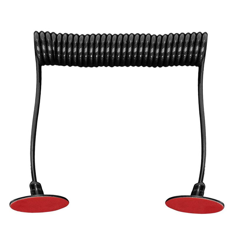 I3C Handy Single TV Remote Control Holder C/W Retaining Curly Cable, Remote Control Security Lock