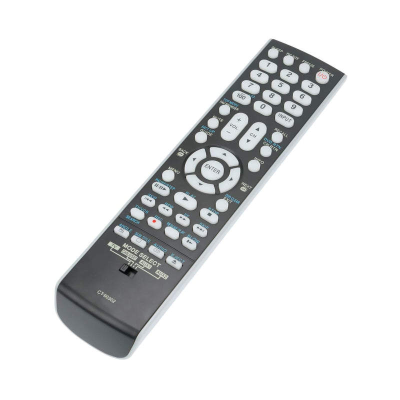 AIDITIYMI New CT-90302 Replace Remote Control Compatible with Toshiba 26AV52R 40RV52 42RV535 46XV645 52XV648 40G300U 52RV535 LCD TV 26AV52 32AV52R Regza 32RV525R 37AV52R 40RV525R 46G300 46RV525R HDTV