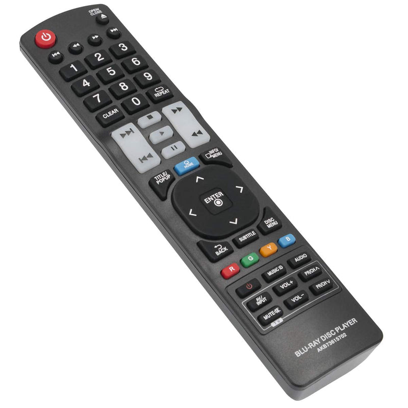 AKB73615702 Replaces Remote Control Applicable for LG BH7420P BH7520T BP620N BP620 BP620N BP620C BH7220B Blu-ray Disc DVD Player